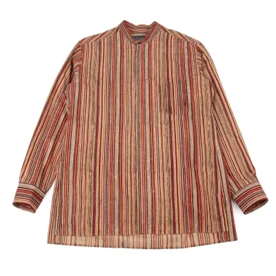 サイトs'yte ストライプバンドカラーシャツ