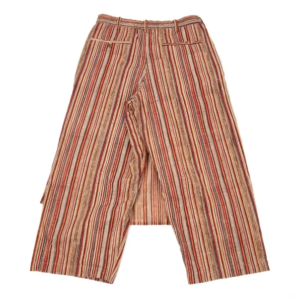 s'yte Multi Striped Wrap Design Cotton Pants K-104925_012