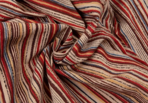 s'yte Multi Striped Wrap Design Cotton Pants K-104925_014