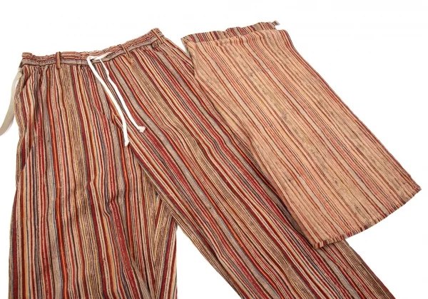 s'yte Multi Striped Wrap Design Cotton Pants K-104925_005