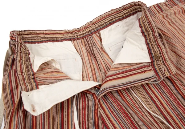s'yte Multi Striped Wrap Design Cotton Pants K-104925_008