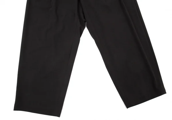 サイトs'yte ポリレーヨンストレッチギャバハイウエストサスペンダーボタンパンツ 黒3 K-104928_007