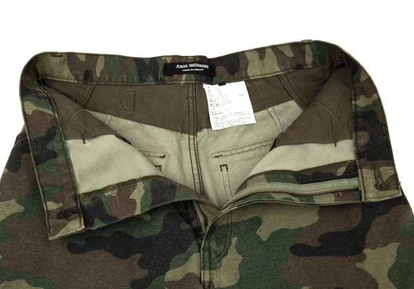 ジュンヤワタナベ コムデギャルソンJUNYA WATANABE COMME des GARCONS シンチバックカモフラストレートパンツ 緑茶黒XS K-104951_004