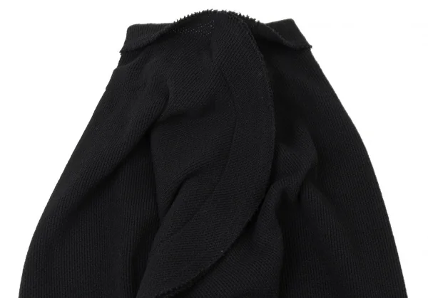 コムデギャルソンCOMME des GARCONSサークルシルエットリブニットスカート 黒M K-105018_011