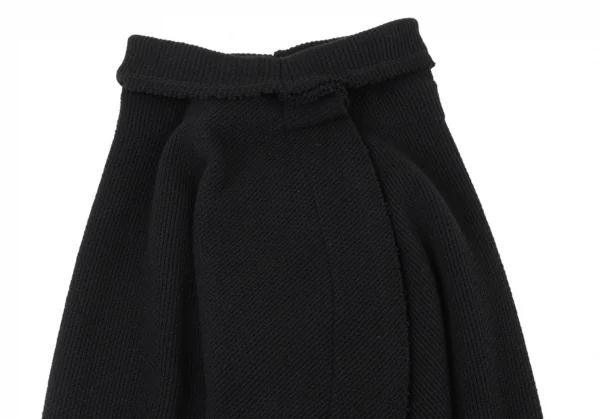 コムデギャルソンCOMME des GARCONSサークルシルエットリブニットスカート 黒M K-105018_005