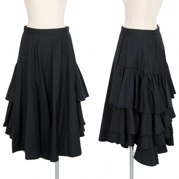 コムデギャルソンCOMME des GARCONSチェックティアードプリーツ