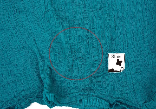 イッセイミヤケ ミーISSEY MIYAKE me クレープノースリーブフレアドレープワンピース ターコイズF K-105038_008