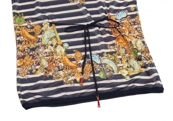 Jean Paul GAULTIER SOLEIL Printed Strap Design Tunic K-105088_008