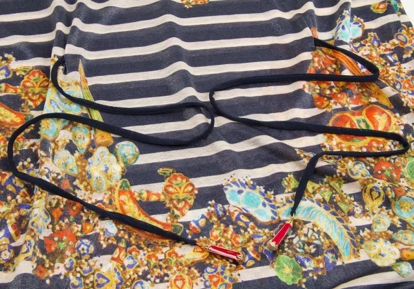 Jean Paul GAULTIER SOLEIL Printed Strap Design Tunic K-105088_010