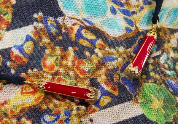 Jean Paul GAULTIER SOLEIL Printed Strap Design Tunic K-105088_011