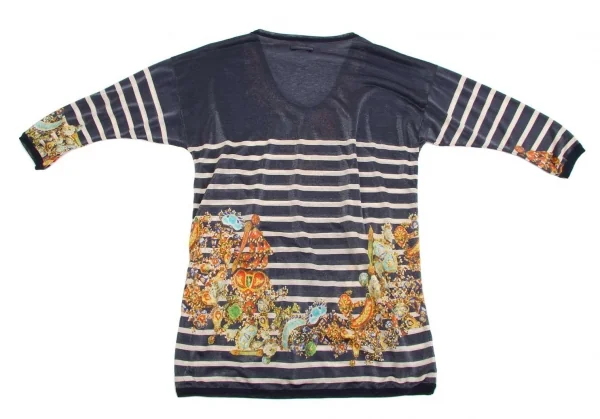 Jean Paul GAULTIER SOLEIL Printed Strap Design Tunic K-105088_014