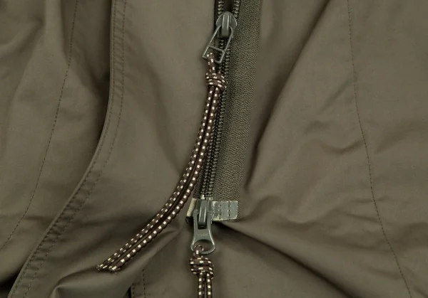 イッセイミヤケISSEY MIYAKE ループデザインポリモッズコート カーキ2 K-105093_012