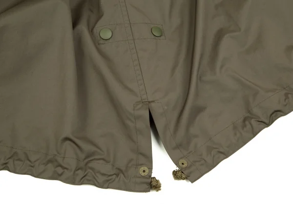イッセイミヤケISSEY MIYAKE ループデザインポリモッズコート カーキ2 K-105093_017