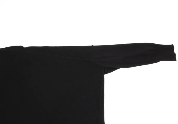 ズッカzucca カシミヤ混ウールシルクモモンガニット 黒M K-105104_010