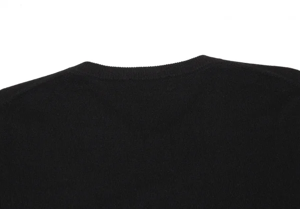 ズッカzucca カシミヤ混ウールシルクモモンガニット 黒M K-105104_009