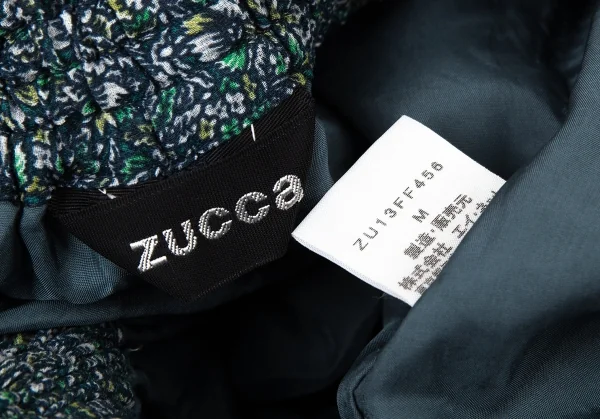 ズッカzucca ボタニカルキュロットパンツ 緑M K-105108_011