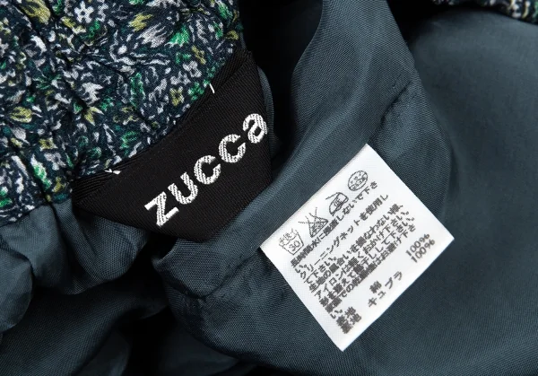 ズッカzucca ボタニカルキュロットパンツ 緑M K-105108_012