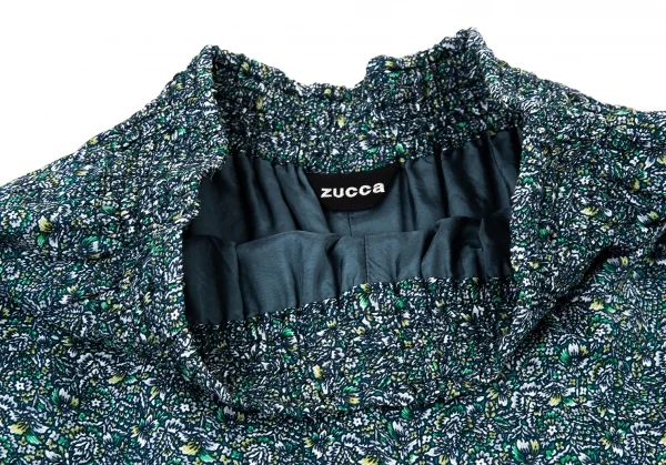 ズッカzucca ボタニカルキュロットパンツ 緑M K-105108_003