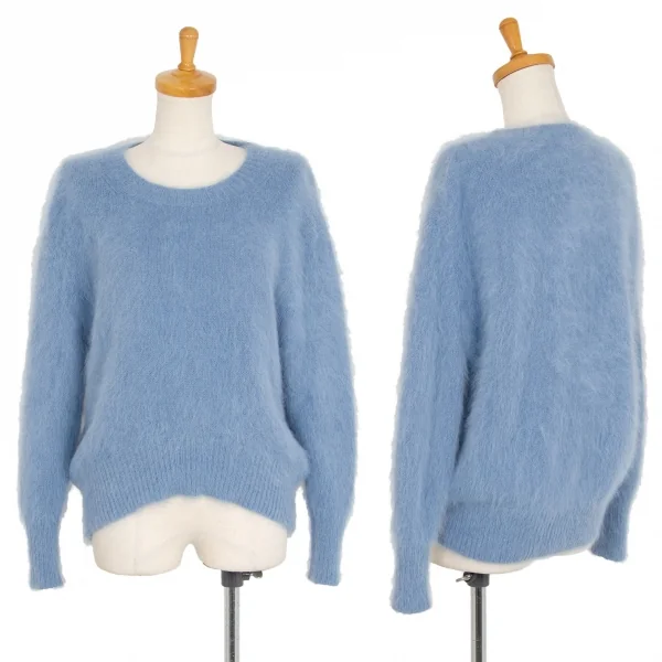 ロベルトコリーナ ROBERTO COLLINA アンゴラ混ニットセーター スカイブルーXS K-105113_001