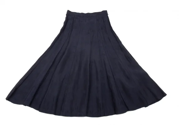 トリココムデギャルソンtricot COMME des GARCONSキュプラドットフレアスカート 紺M K-105163_002