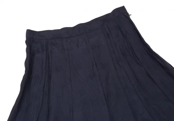 トリココムデギャルソンtricot COMME des GARCONSキュプラドットフレアスカート 紺M K-105163_003