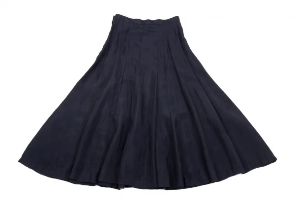 トリココムデギャルソンtricot COMME des GARCONSキュプラドットフレアスカート 紺M K-105163_007