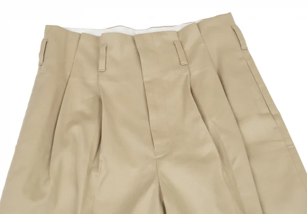 アバハウスドゥヴィネットAbahouse Devinette タックデザインワイドチノパンツ ベージュ2 K-105182_002