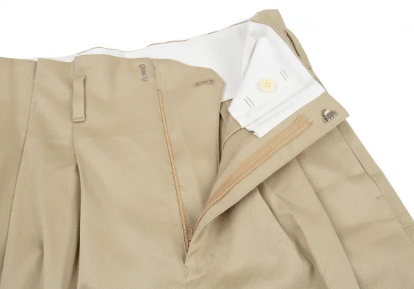 アバハウスドゥヴィネットAbahouse Devinette タックデザインワイドチノパンツ ベージュ2 K-105182_003