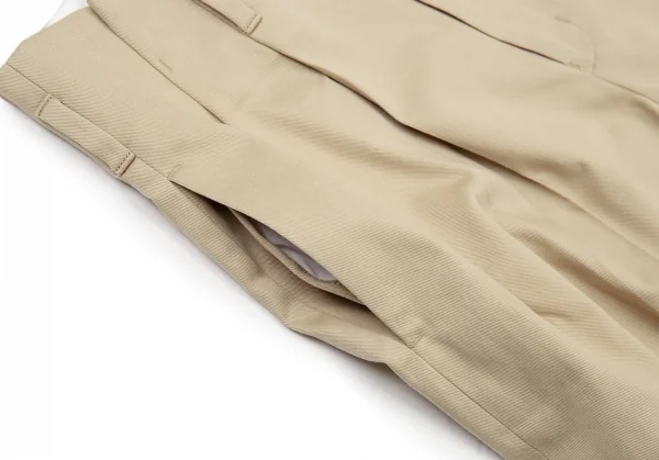 アバハウスドゥヴィネットAbahouse Devinette タックデザインワイドチノパンツ ベージュ2 K-105182_005