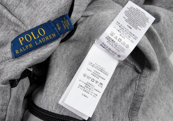 ポロラルフローレンPOLO RALPH LAUREN ポニーワンポイント刺繍ジップアップパーカー グレーM位 K-105187_013