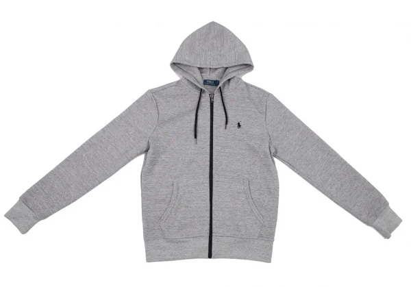 ポロラルフローレンPOLO RALPH LAUREN ポニーワンポイント刺繍ジップアップパーカー グレーM位 K-105187_002