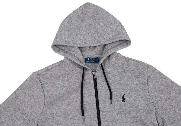 ポロラルフローレンPOLO RALPH LAUREN ポニーワンポイント刺繍ジップアップパーカー グレーM位 K-105187_003