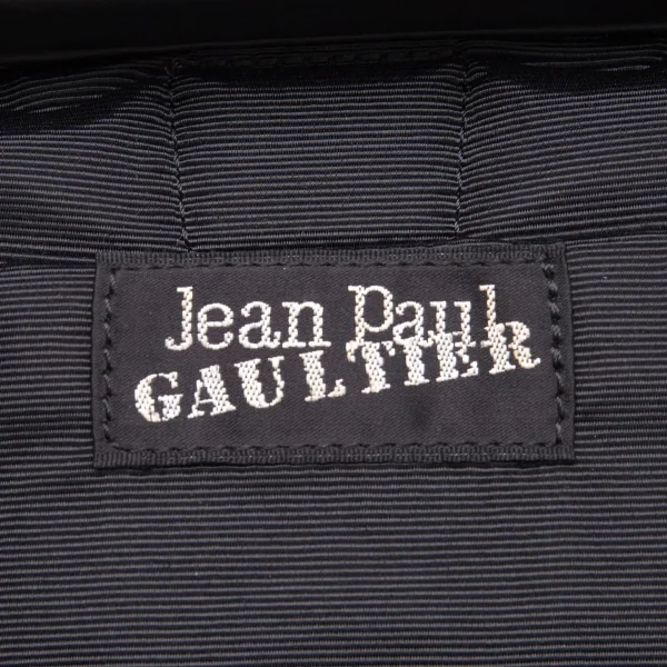 ジャンポールゴルチエ オムJean Paul GAULTIER HOMME がま口コーティングドクターバッグ 黒 K-105199_018