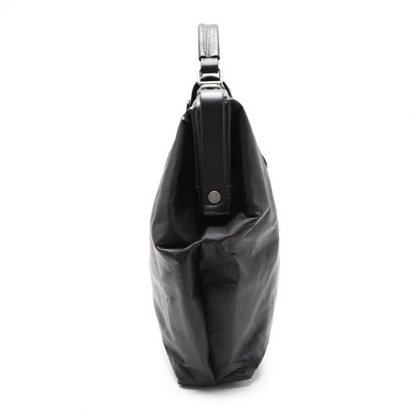 ジャンポールゴルチエ オムJean Paul GAULTIER HOMME がま口コーティングドクターバッグ 黒 K-105199_004