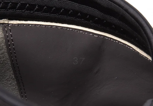 ユナイテッドヌードUNITED NUDE Fold Hi フォールドハイ ストライプブーティ 黒37(23.5cm位) K-105201_011