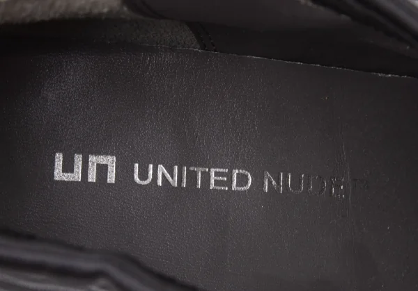 ユナイテッドヌードUNITED NUDE Fold Hi フォールドハイ ストライプブーティ 黒37(23.5cm位) K-105201_015