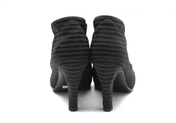 ユナイテッドヌードUNITED NUDE Fold Hi フォールドハイ ストライプブーティ 黒37(23.5cm位) K-105201_005