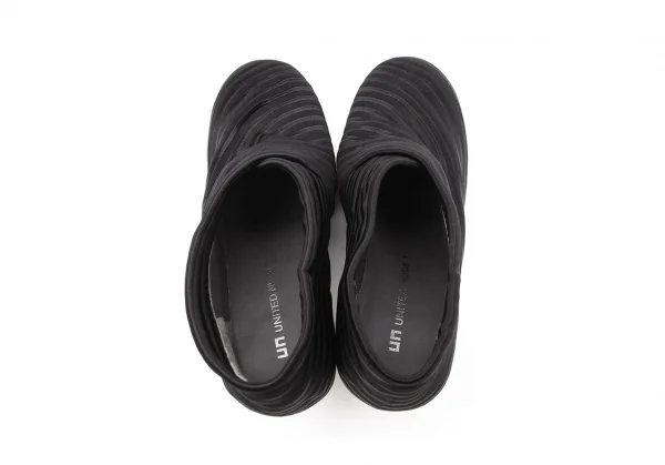 ユナイテッドヌードUNITED NUDE Fold Hi フォールドハイ ストライプブーティ 黒37(23.5cm位) K-105201_006