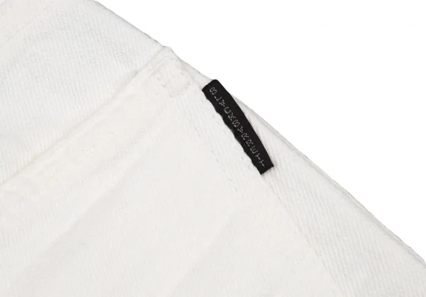 ブラックバレットバイニールバレット BLACKBARRETT by Neil Barrett 裾レイヤードデザインハーフパンツ 白1 K-105249_012