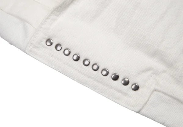 ブラックバレットバイニールバレット BLACKBARRETT by Neil Barrett 裾レイヤードデザインハーフパンツ 白1 K-105249_004