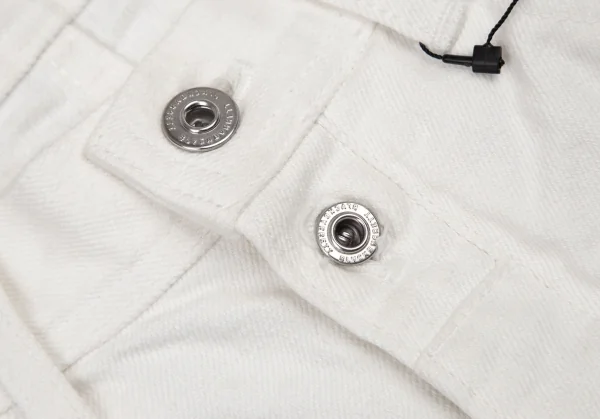 ブラックバレットバイニールバレット BLACKBARRETT by Neil Barrett 裾レイヤードデザインハーフパンツ 白1 K-105249_005