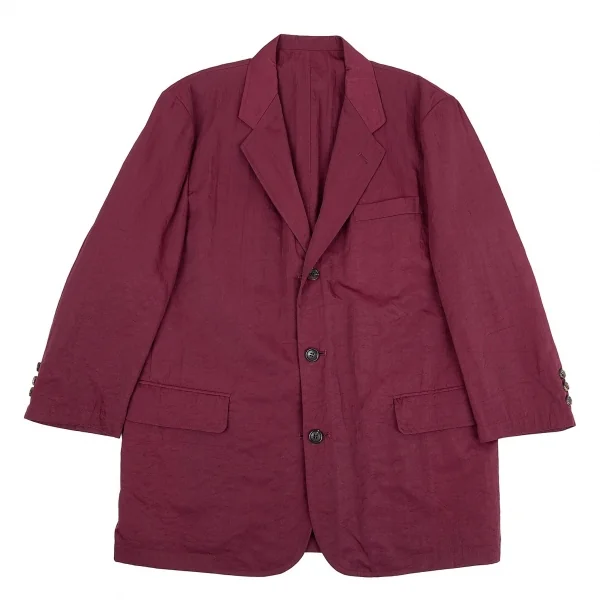 コムデギャルソン オムCOMME des GARCONS HOMME ナイロンリバーシブル3Bジャケット エンジS K-105258_001