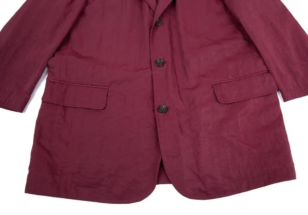 コムデギャルソン オムCOMME des GARCONS HOMME ナイロンリバーシブル3Bジャケット エンジS K-105258_012