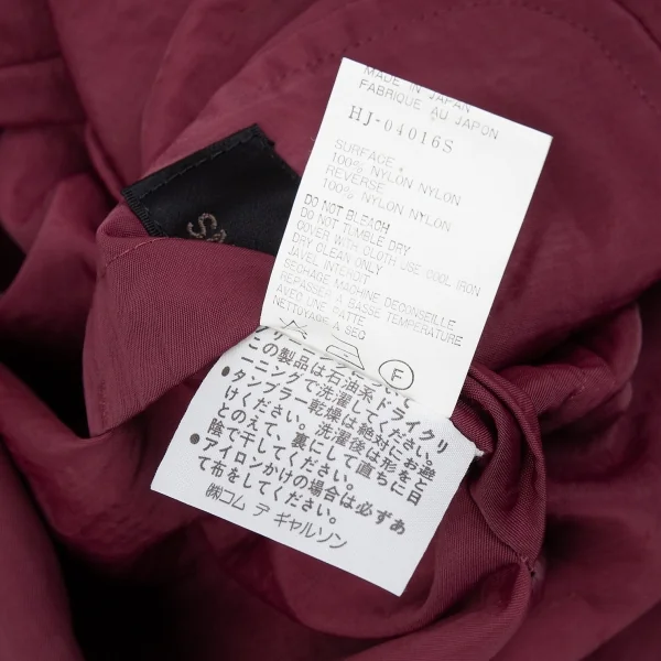 コムデギャルソン オムCOMME des GARCONS HOMME ナイロンリバーシブル3Bジャケット エンジS K-105258_018