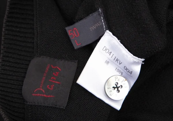 Papas Cotton Henry Neck Knit Vest K-105271_012