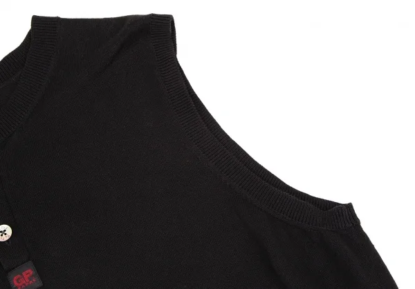 Papas Cotton Henry Neck Knit Vest K-105271_003