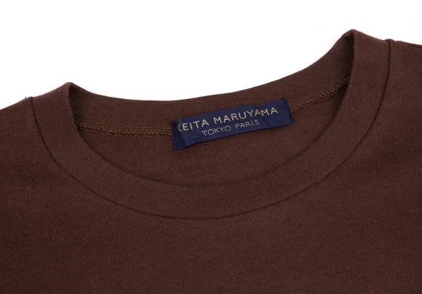 ケイタマルヤマKEITA MARUYAMA コットン鹿プリントTシャツ 茶M K-105281_003
