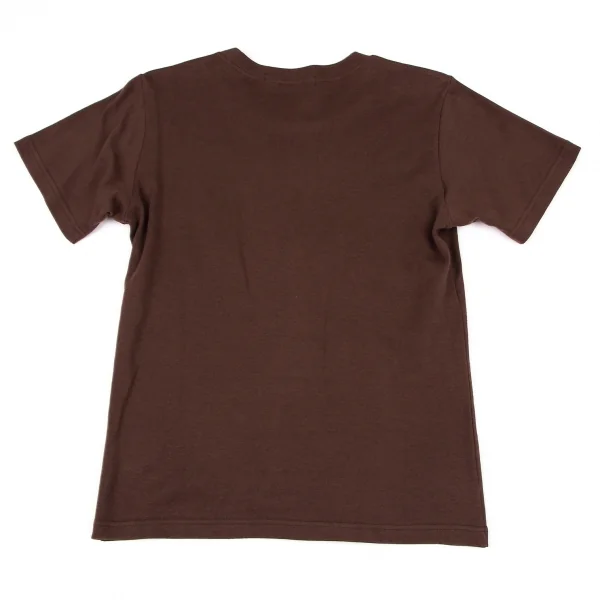 ケイタマルヤマKEITA MARUYAMA コットン鹿プリントTシャツ 茶M K-105281_008