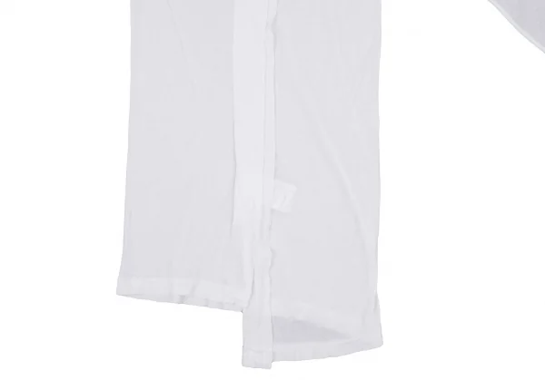 ヨウジヤマモト ファムYohji Yamamoto FEMME コットン変形アシンメトリーキャミソール 白2 K-105293_013