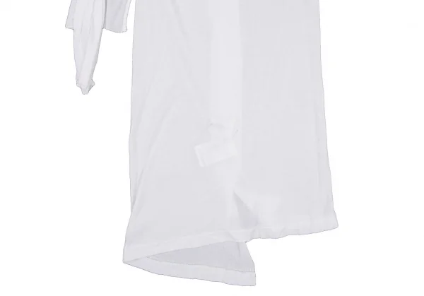 ヨウジヤマモト ファムYohji Yamamoto FEMME コットン変形アシンメトリーキャミソール 白2 K-105293_008